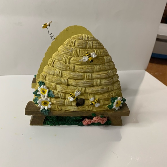 Other - Vintage Honey Bee & Hive Honeycomb Napkin Mail Holder Animated Bee Organizer